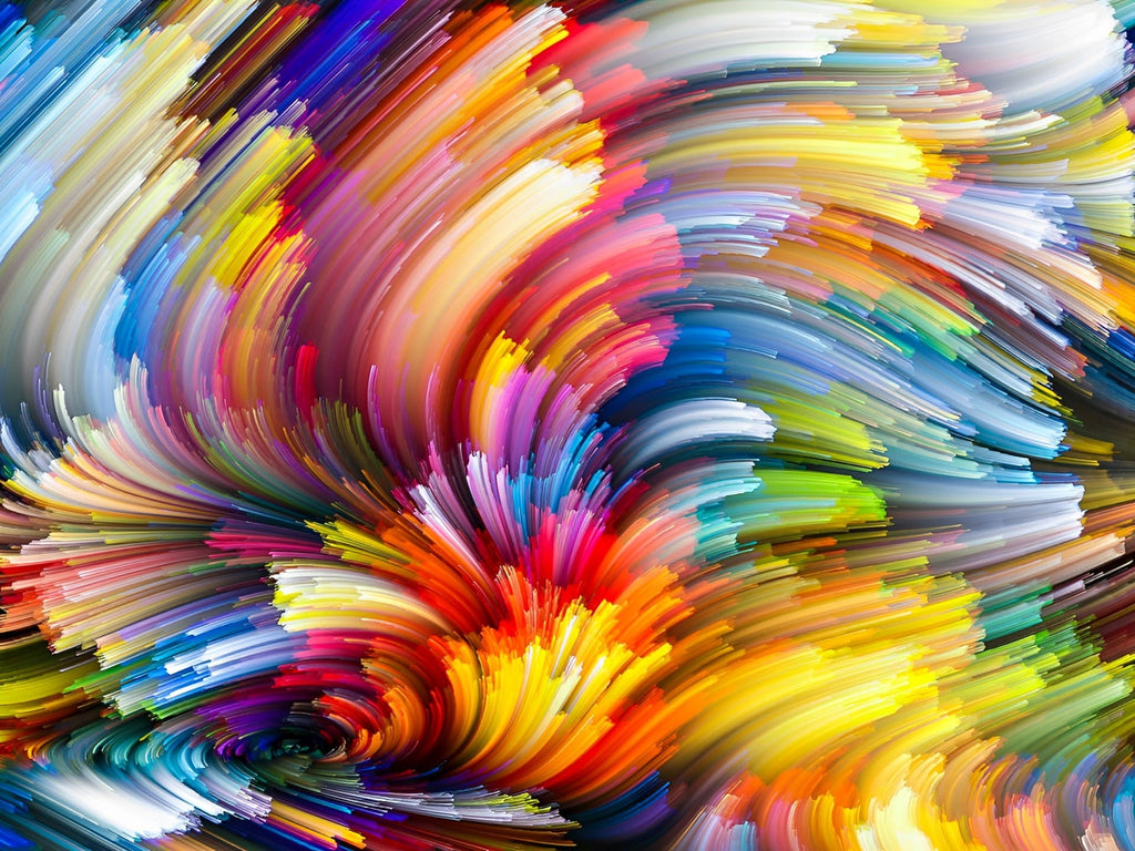 Líneas Suaves de Color Arcoíris Pintar por Números