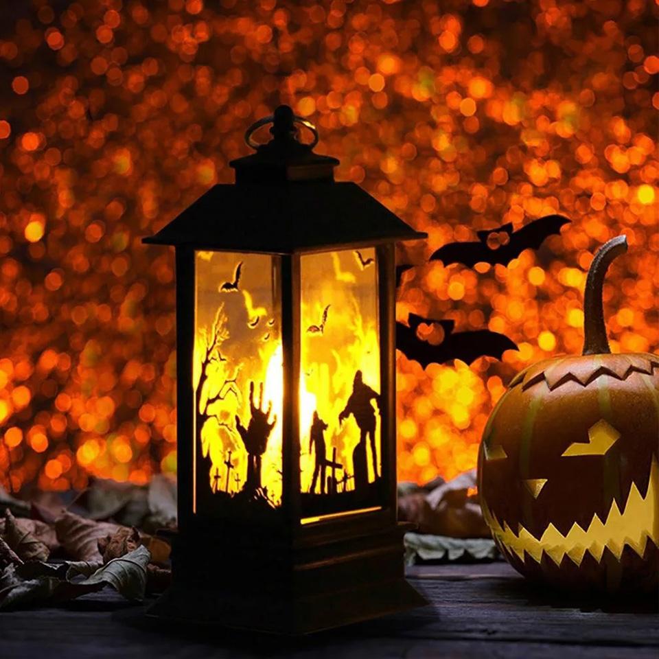 Linterna de Halloween y Calabaza Pintar por Números