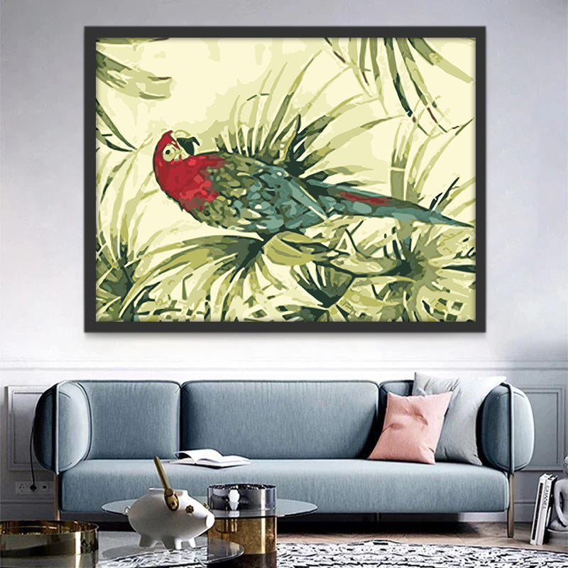Loro y las Plantas Pintar por Números