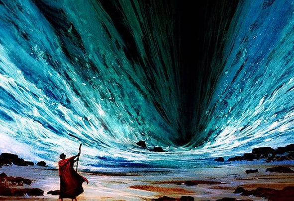 Mago en la Playa con Mar Mágico Pintar por Números