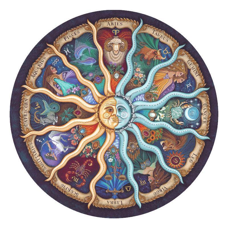 Mandala y Doce Constelaciones Pintar por Números
