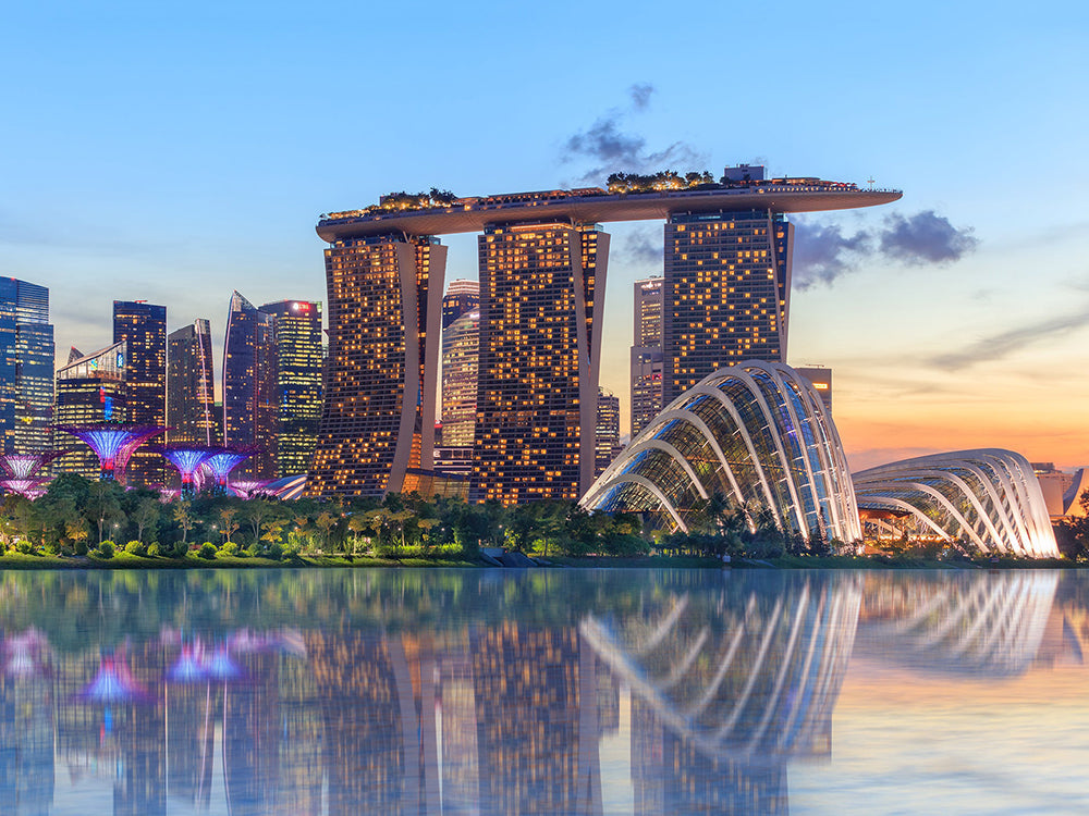 Marina Bay Sands en Singapur Pintar por Números