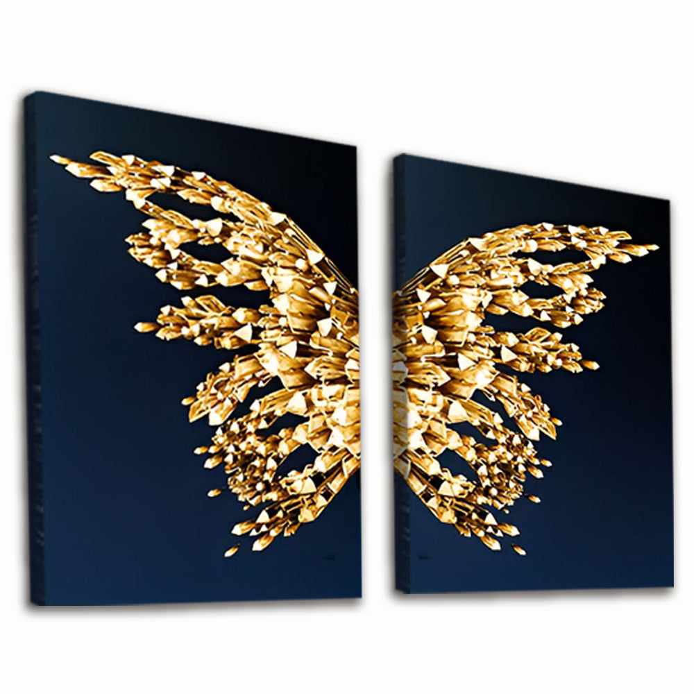 Mariposa Dorada 2 Partes Pintar por Números