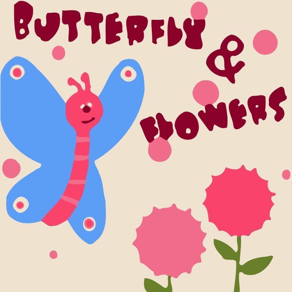 Mariposas y Flores Pintar por Números Niños