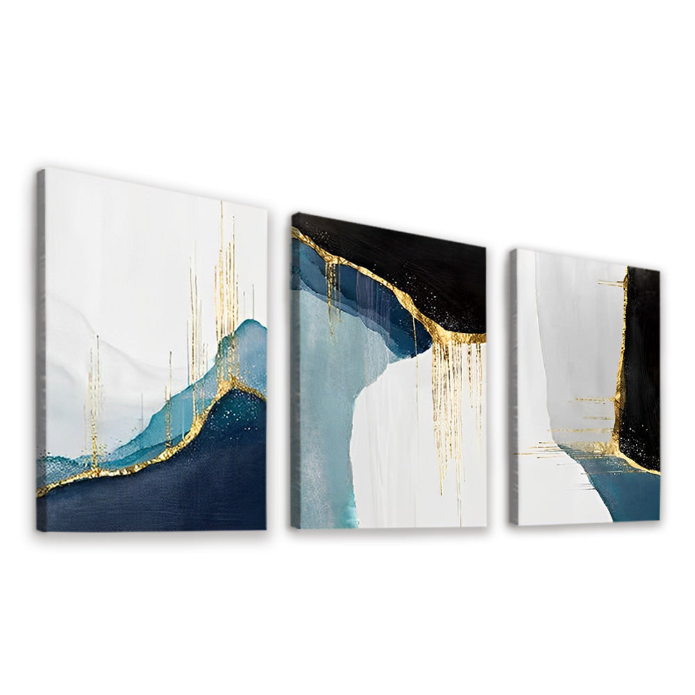 Montañas Abstractas 3 Partes Pintar por Números