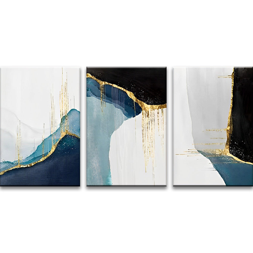 Montañas Abstractas 3 Partes Pintar por Números