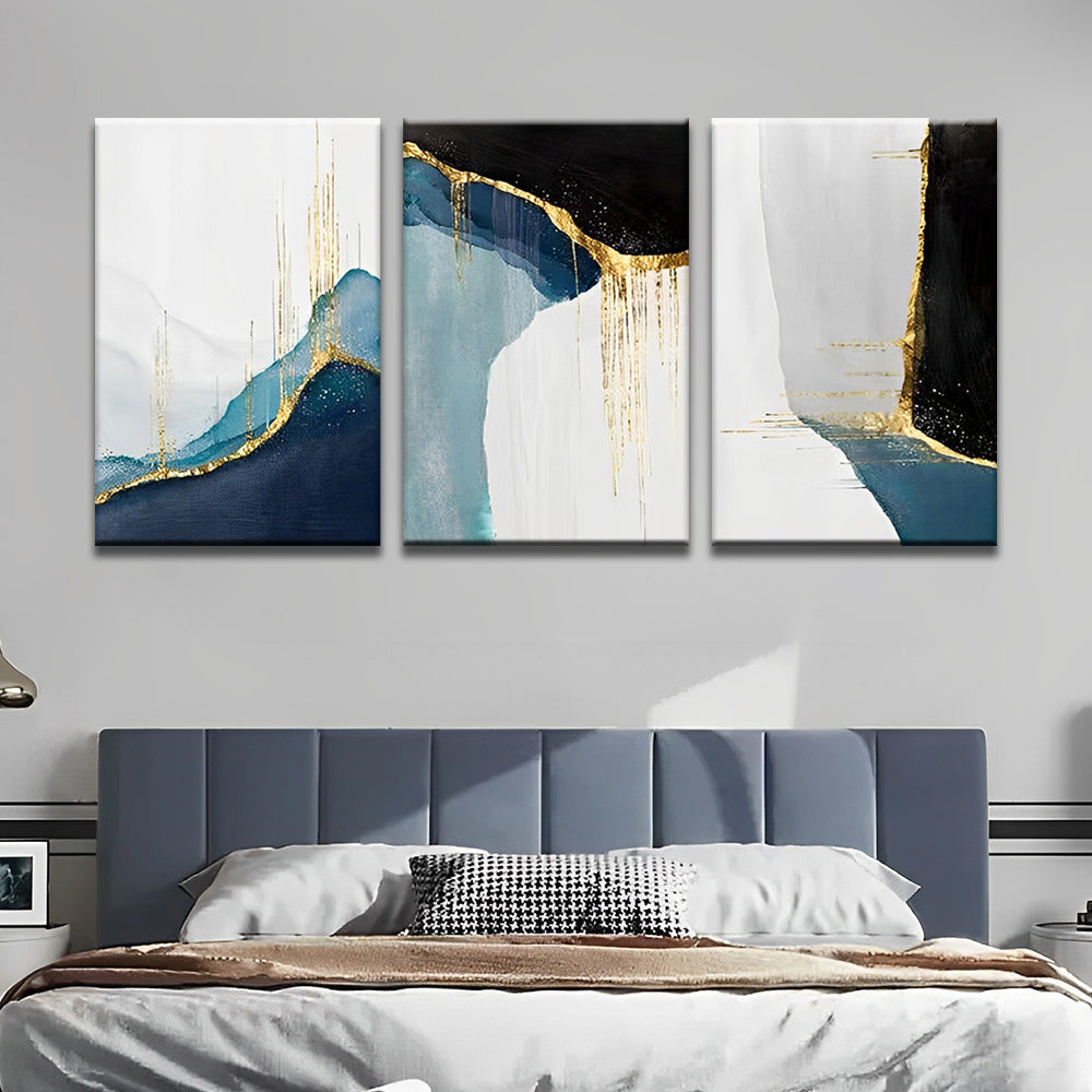Montañas Abstractas 3 Partes Pintar por Números