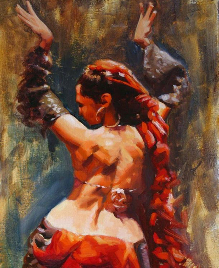 Mujer Bailando Pintar por Números