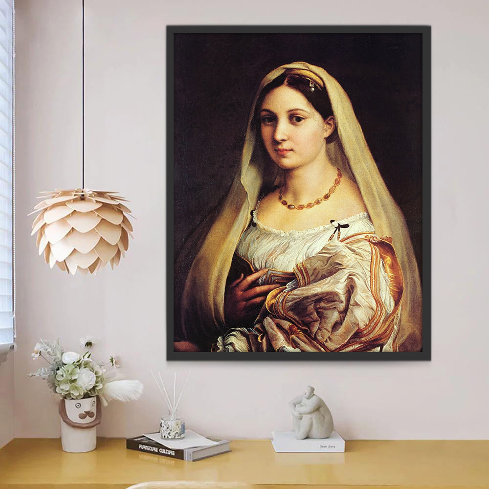Mujer con Collar Pintar por Números