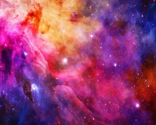 Nebulosa Cósmica en el Espacio Pintar por Números