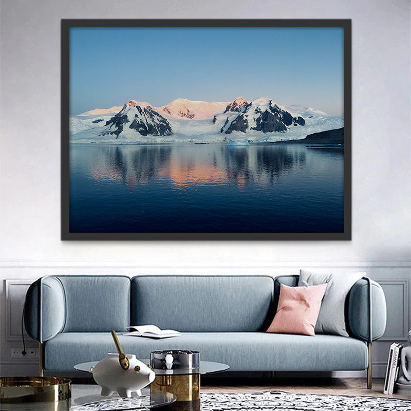 Paisaje de Montañas Nevadas y Lago Pintar por Números