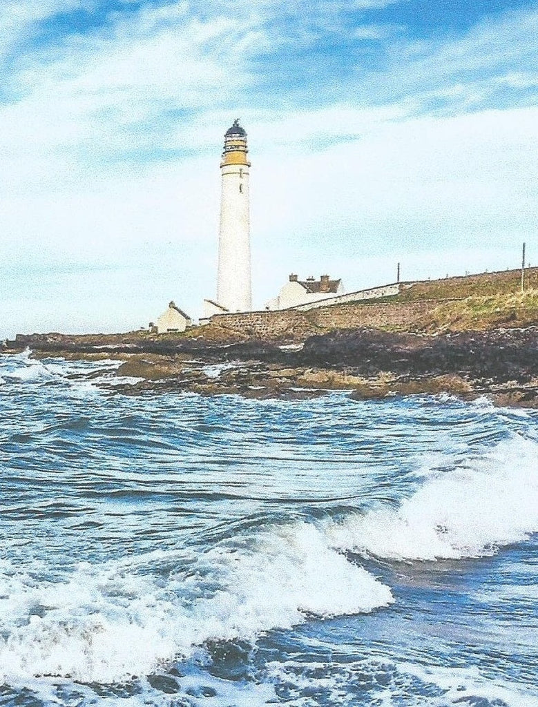 Paisaje de Olas de Mar y Faro Pintar por Números