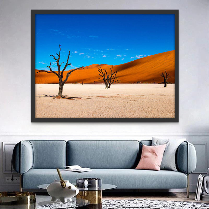 Paisaje Desértico con Árboles Pintar por Números