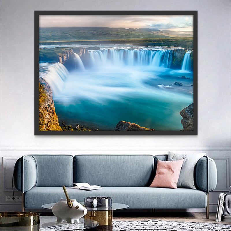 Paisaje Maravilloso de Cascada Pintar por Números