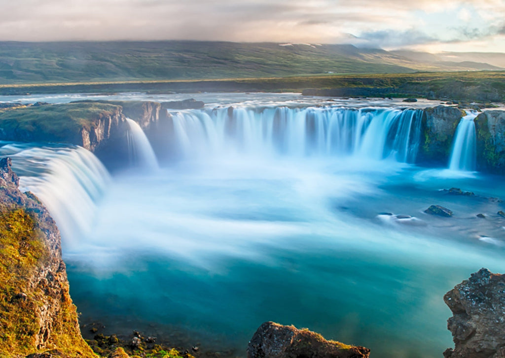 Paisaje Maravilloso de Cascada Pintar por Números