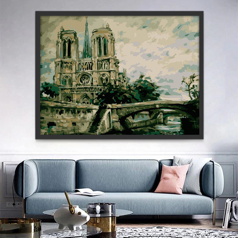 Paisaje Urbano con Arquitectura Pintar por Números