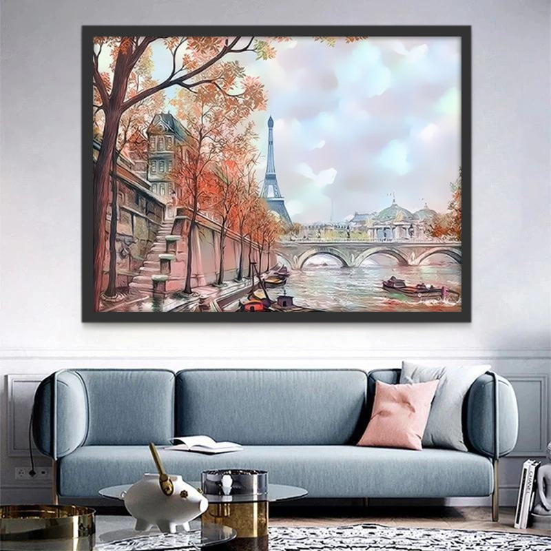Paisaje Urbano de París Pintar por Números