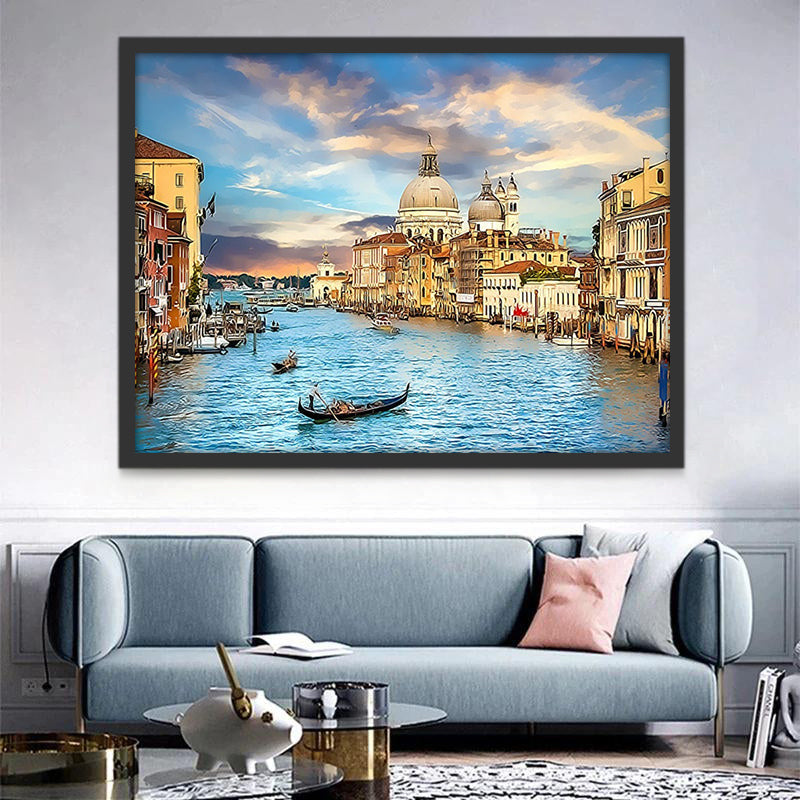 Paisaje Urbano de Venecia Pintar por Números