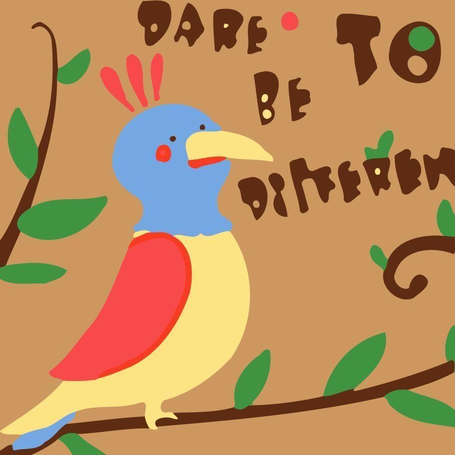 Pájaro Lindo sobre Rama Pintar por Números Niños