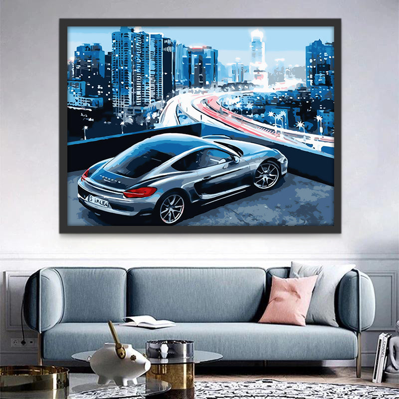 Panorama de Carretera de Alta Velocidad Pintar por Números