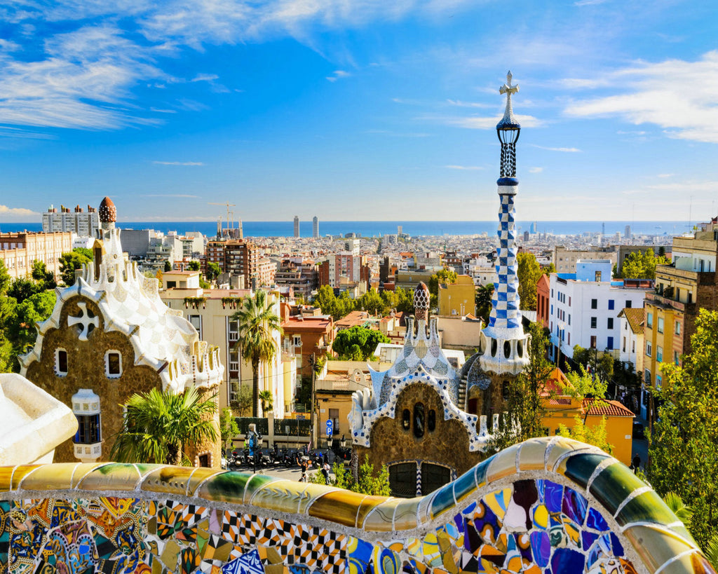 Parque Güell en Barcelona Pintar por Números