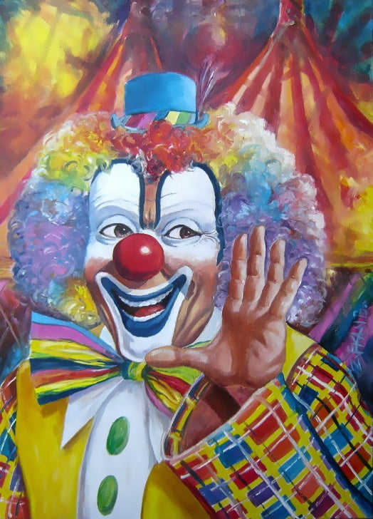 Payaso de Circo Pintar por Números