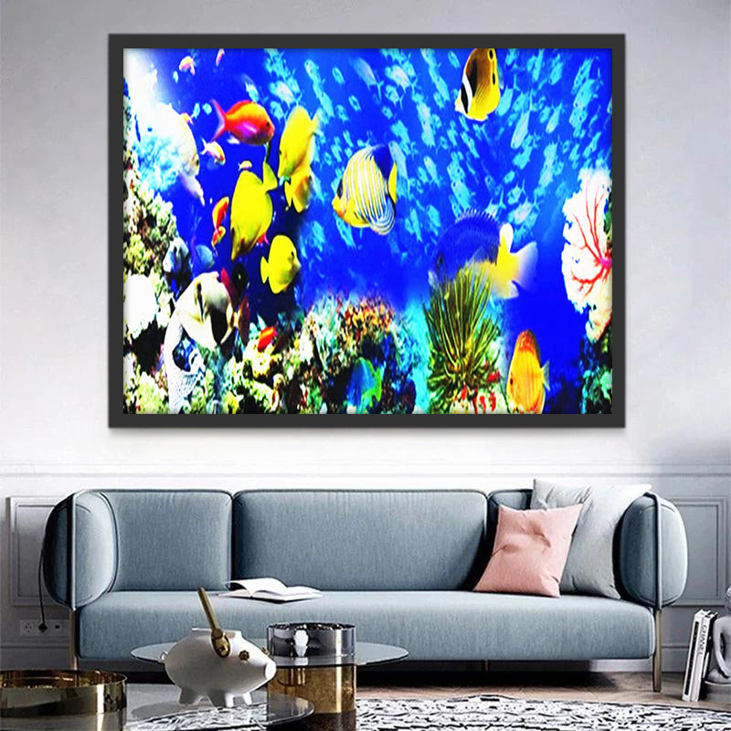 Peces Amarillos y los Corales Pintar por Números