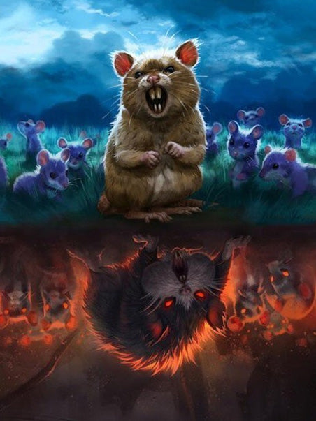 Pelea entre Ratones Malos Pintar por Números