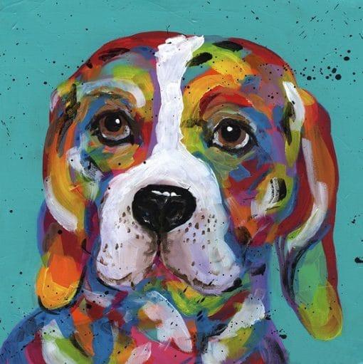 Perro Lindo Colorido Pintar por Números