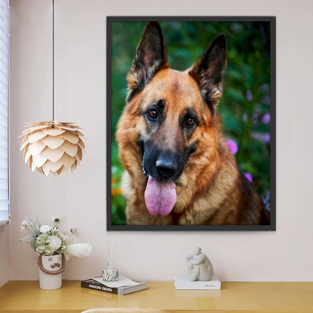 Perro Sacando Su Lengua Pintar por Números