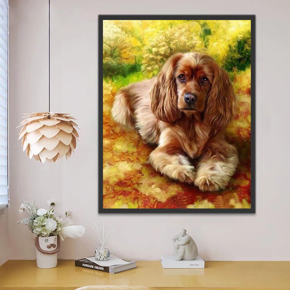 Perro sobre la Manta Pintar por Números