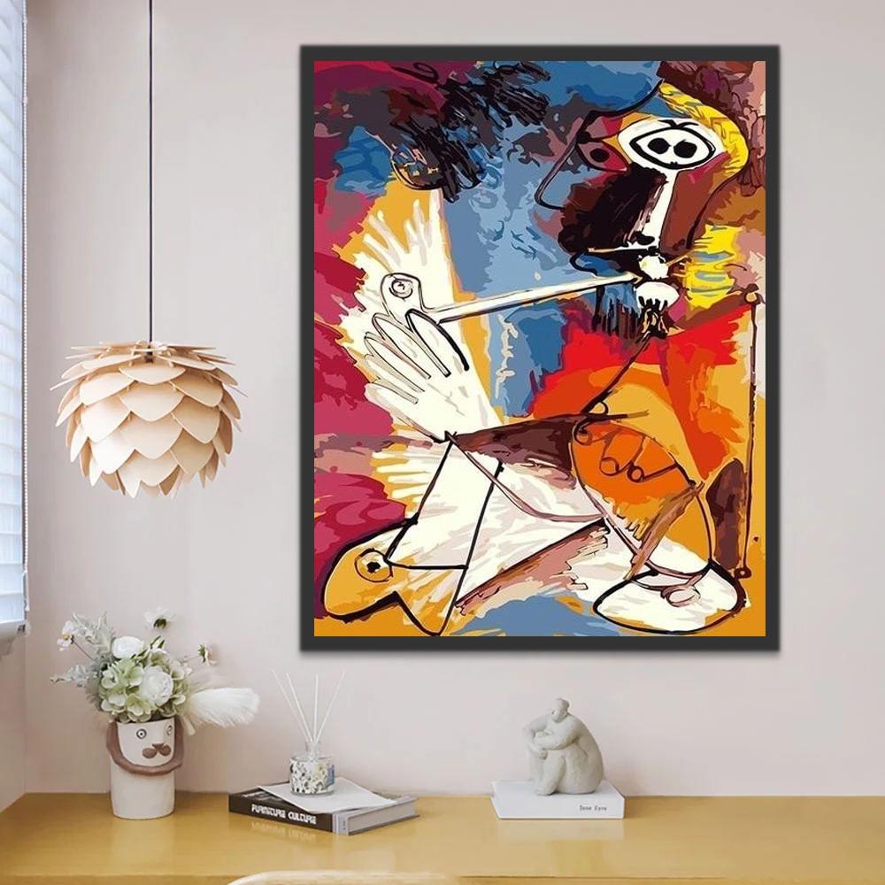 Pintura Abstracta de Arte Moderno Pintar por Números