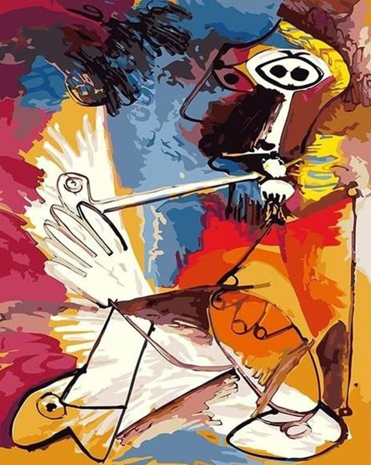 Pintura Abstracta de Arte Moderno Pintar por Números