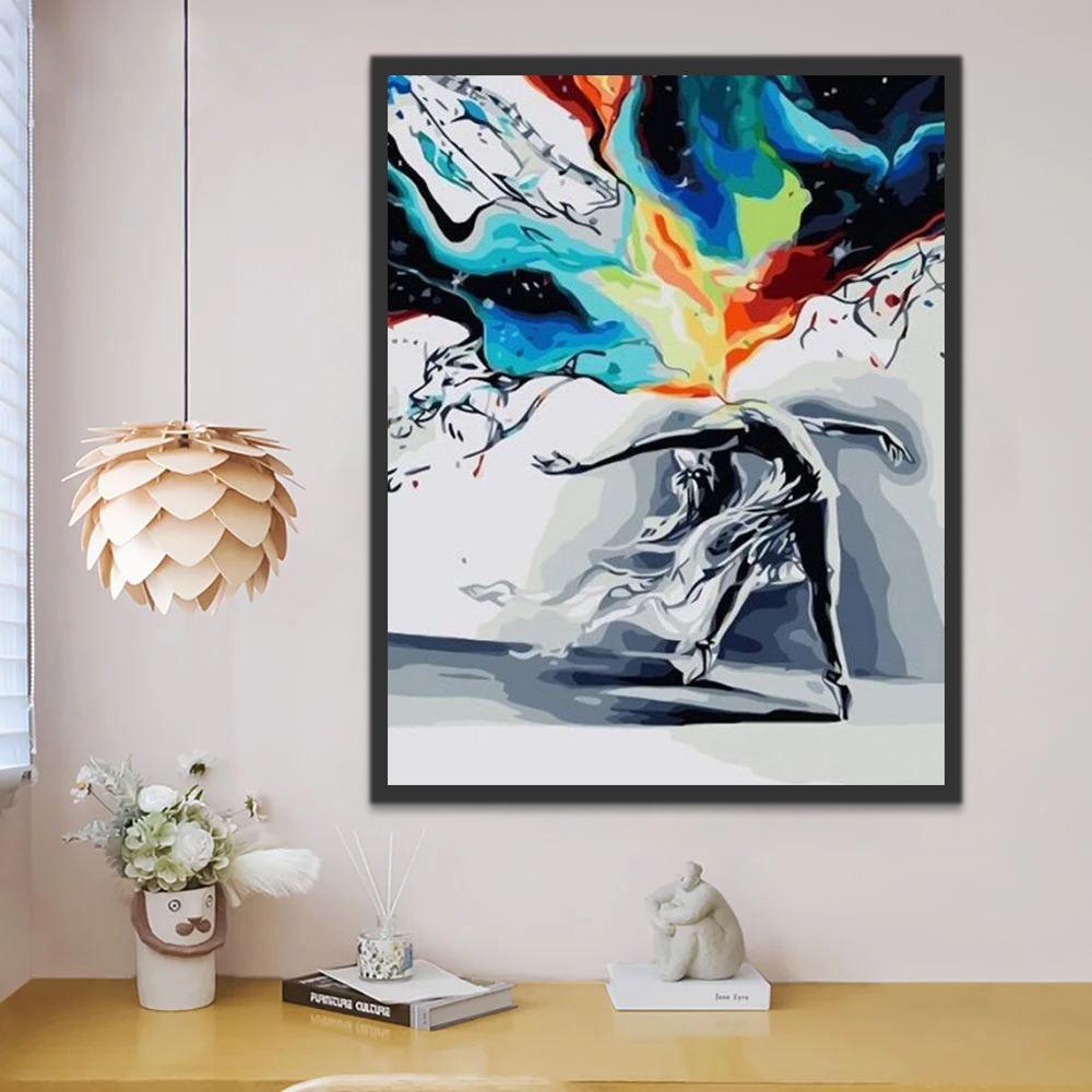 Pintura Abstracta Moderna Pintar por Números