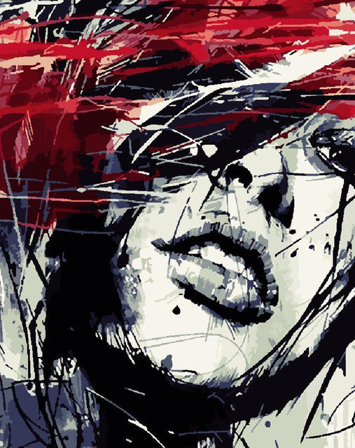Pintura Artística de Mujer Pintar por Números