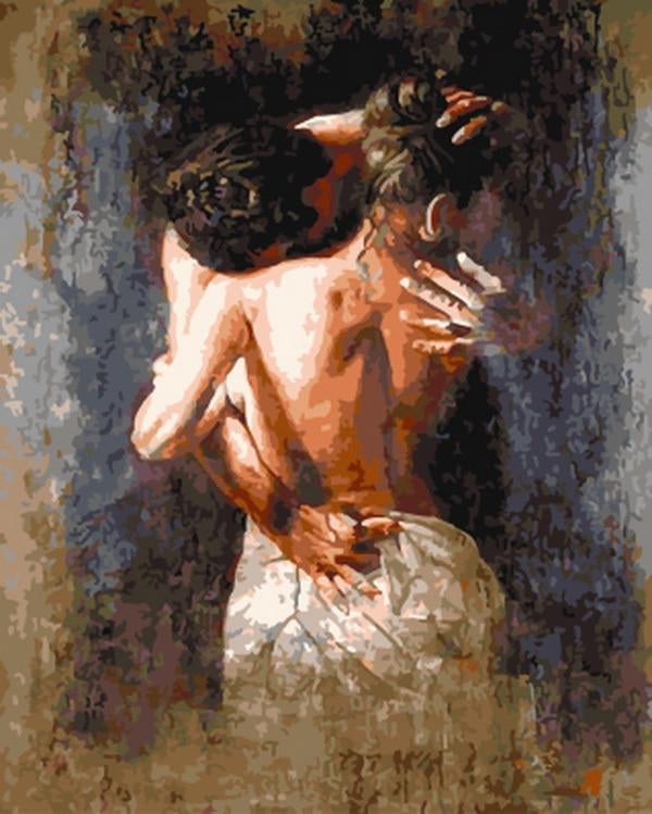 Pintura Artística de una Pareja Pintar por Números