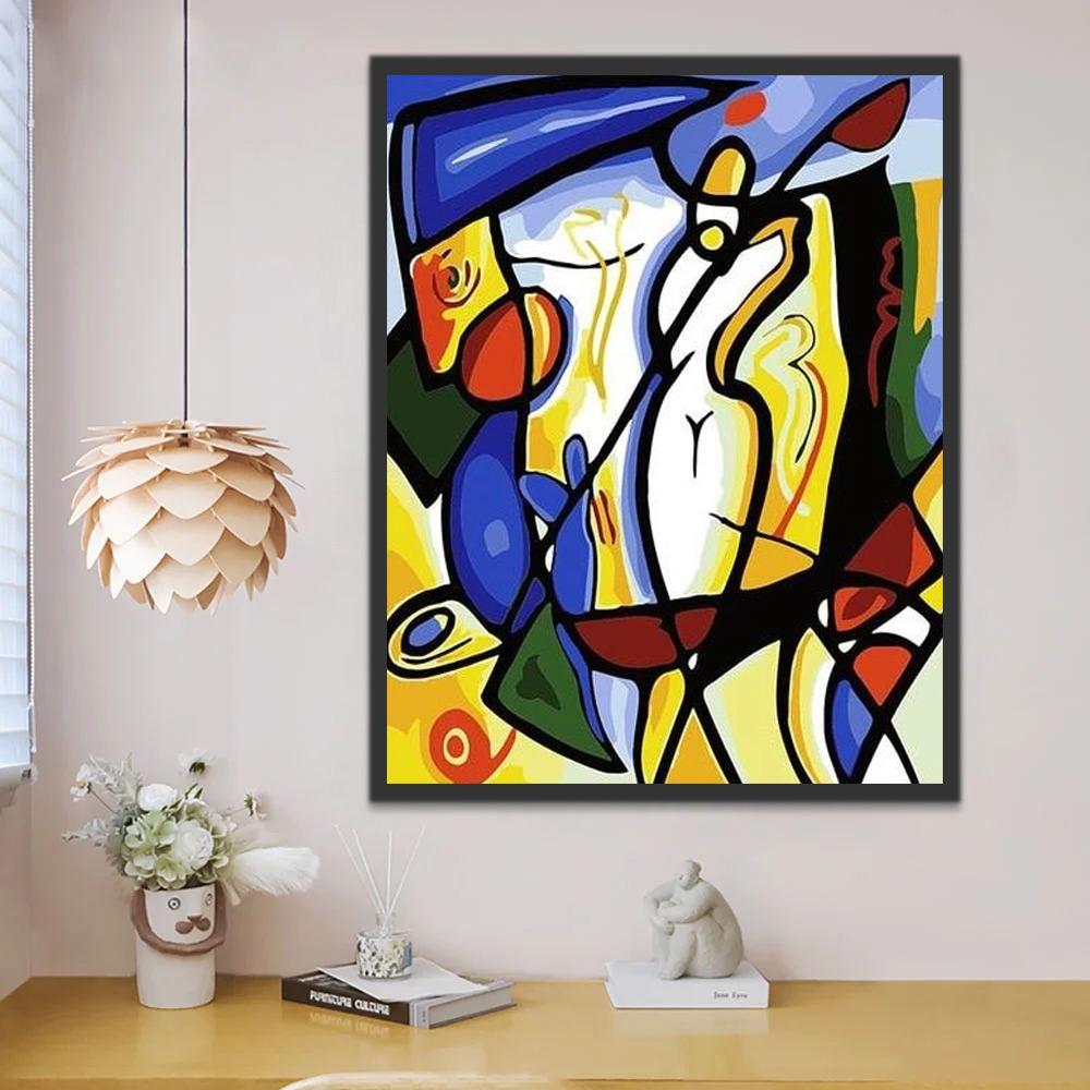 Pintura de Arte Abstracto Pintar por Números