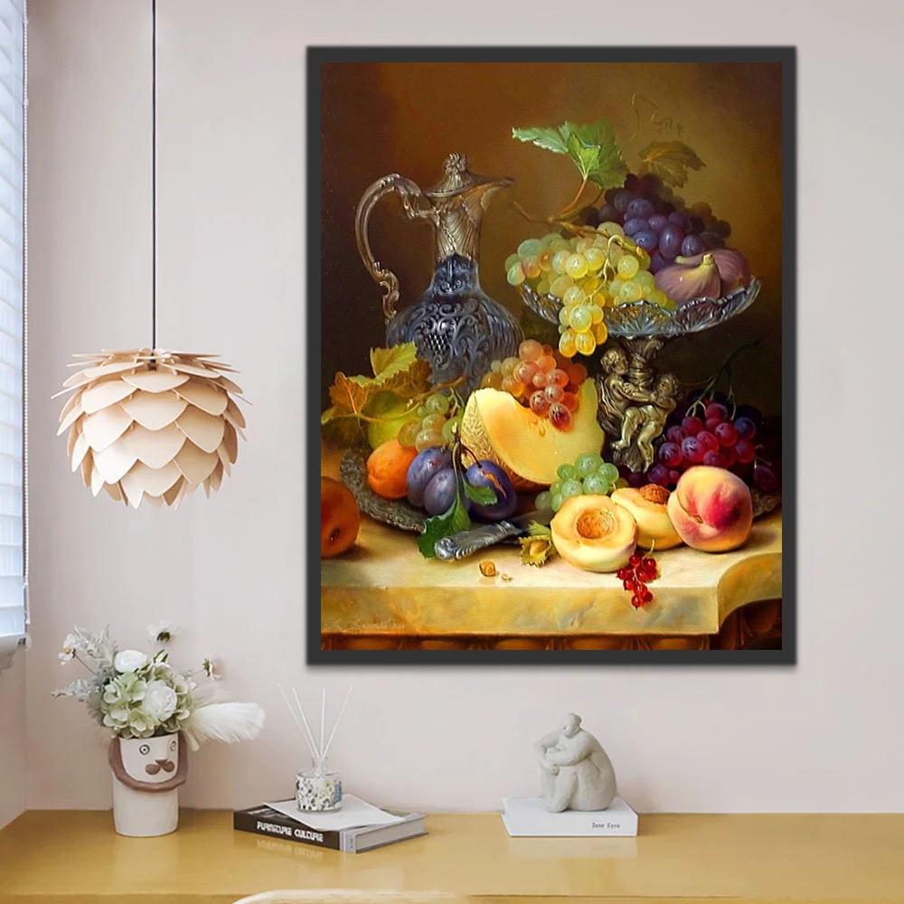Pintura de Frutas de Tipos Diversos Pintar por Números