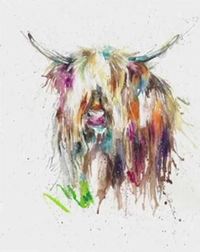 Pintura del Yak Colorido Pintar por Números
