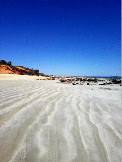 Playa de Arena Blanca Pintar por Números