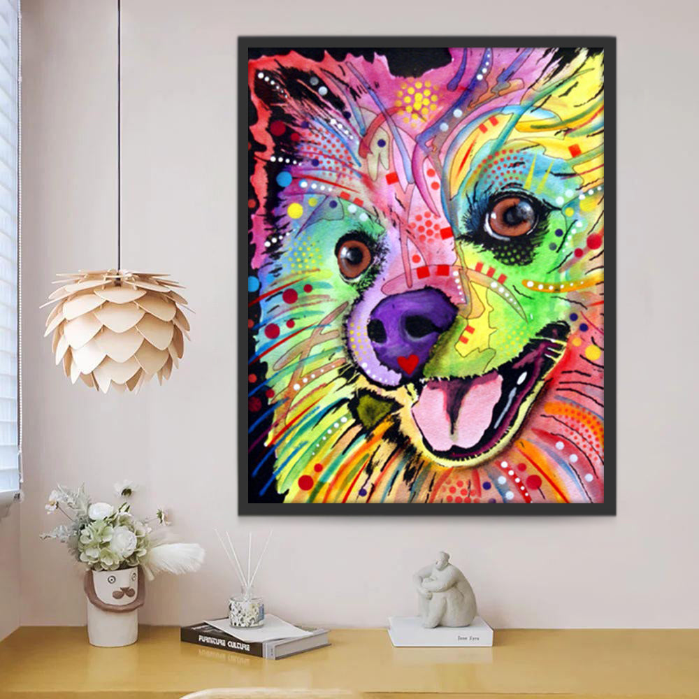 Pomerania Colorido Pintar por Números