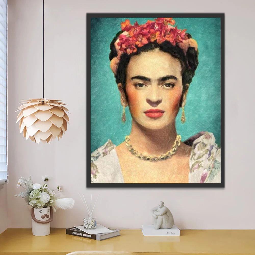 Retrato de Frida Kahlo Pintar por Números