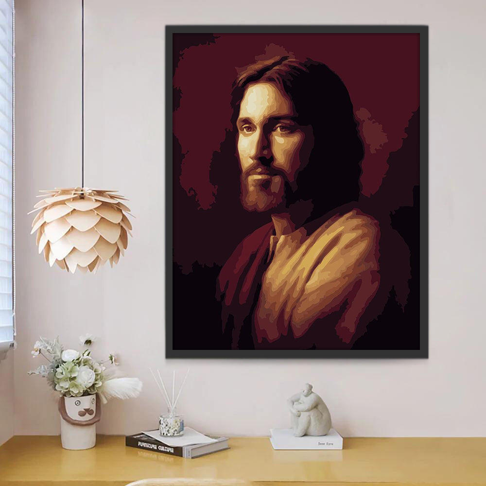 Retrato de Jesucristo Pintar por Números
