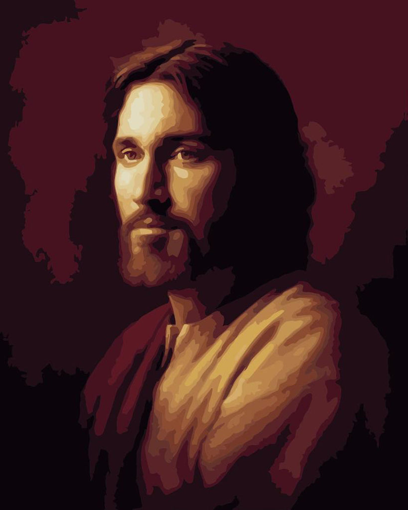 Retrato de Jesucristo Pintar por Números