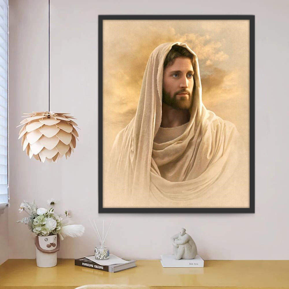 Retrato de Jesús Cristo Pintar por Números