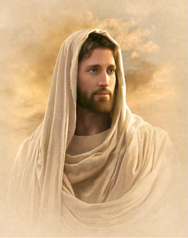 Retrato de Jesús Cristo Pintar por Números