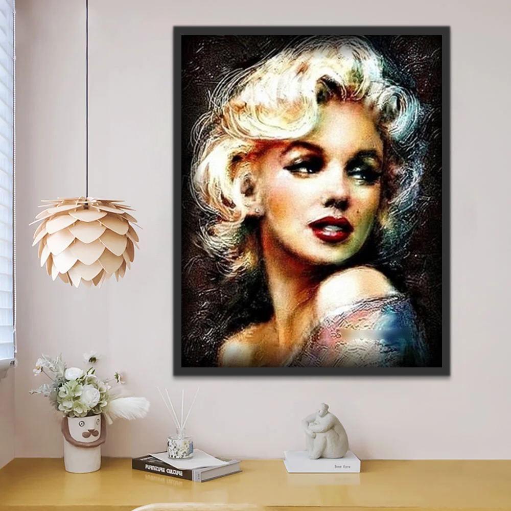 Retrato de Marilyn Monroe Pintar por Números