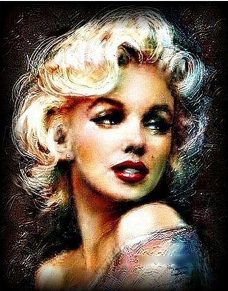 Retrato de Marilyn Monroe Pintar por Números