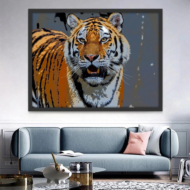 Retrato de Tigre Pintar por Números