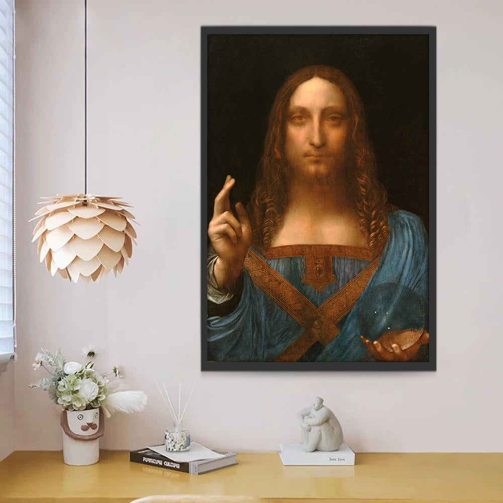 Salvator Mundi de Leonardo da Vinci Pintar por Números